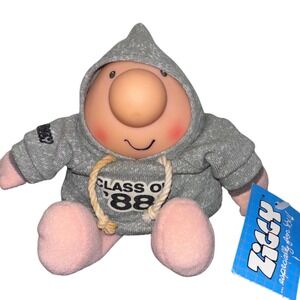 Vintage Ziggy Forget Me Not Plush | American Greetings | Class of 88 | Tags